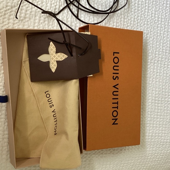 Louis Vuitton Accessories - Louis Vuitton Orange Box with Beige Dust Bag and Brown Tags
